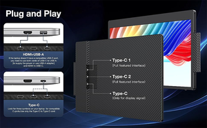 Novo Em Tendência 2025 Tela Dupla S1 Monitores LCD 14 Polegadas Full HD 1080P IPS Portátil Extensor de Laptop para Negócios, Lazer e Jogos - Product Image 3