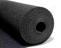 Bobine de feuille de caoutchouc nitrile NBR, panneau de mousse isolante à cellules fermées, matériau élastomère insonorisant et résistant à la chaleur