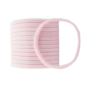 Bandas elásticas para el pelo de nailon supersuave y sin costuras de 2,8 ", lazos para el pelo de <span class=keywords><strong>color</strong></span> sólido dulce, sin daños, para niñas - Product Image 4