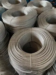 6X19 6mm Galvanized Steel Wire With Roll Packing 100m 200m