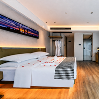 Service clé en main : Ensemble de mobilier de chambre d'hôtel de luxe pour l'hôtellerie urbaine
