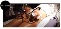 Appareil Portable de Thérapie par Aspiration avec 32 Ventouses et Fonction Vibrante Mains Libres pour l'Augmentation Mammaire et l'Exercice des Fessiers et des Hanches