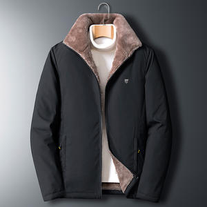 Manteau épais doublé en polaire pour <span class=keywords><strong>homme</strong></span>, veste à col montant à manches longues, épaisse, Sehe Fashion - Product Image 1