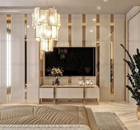 Lit King Size Confortable au Design Moderne avec Cadre en Bois Massif et Revêtement en Similicuir – Ensemble de Mobilier de Chambre d'Hôtel en Gros