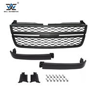 Grille avant de remplacement en ABS de qualité supérieure, peinture noire, pour Silverado 1500 2005-2006