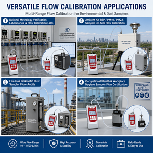 <span class=keywords><strong>Calibratore</strong></span> di Flusso Gas Portatile Multi-Range 7020A per Strumenti di Campionamento e Calibrazione per il Monitoraggio Ambientale - Product Image 6