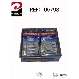 Colla Istantanea Adesiva 4x1g Confezione da 12 Pezzi Trasparente ad Asciugatura Rapida per Uso Generale - Product Image 2