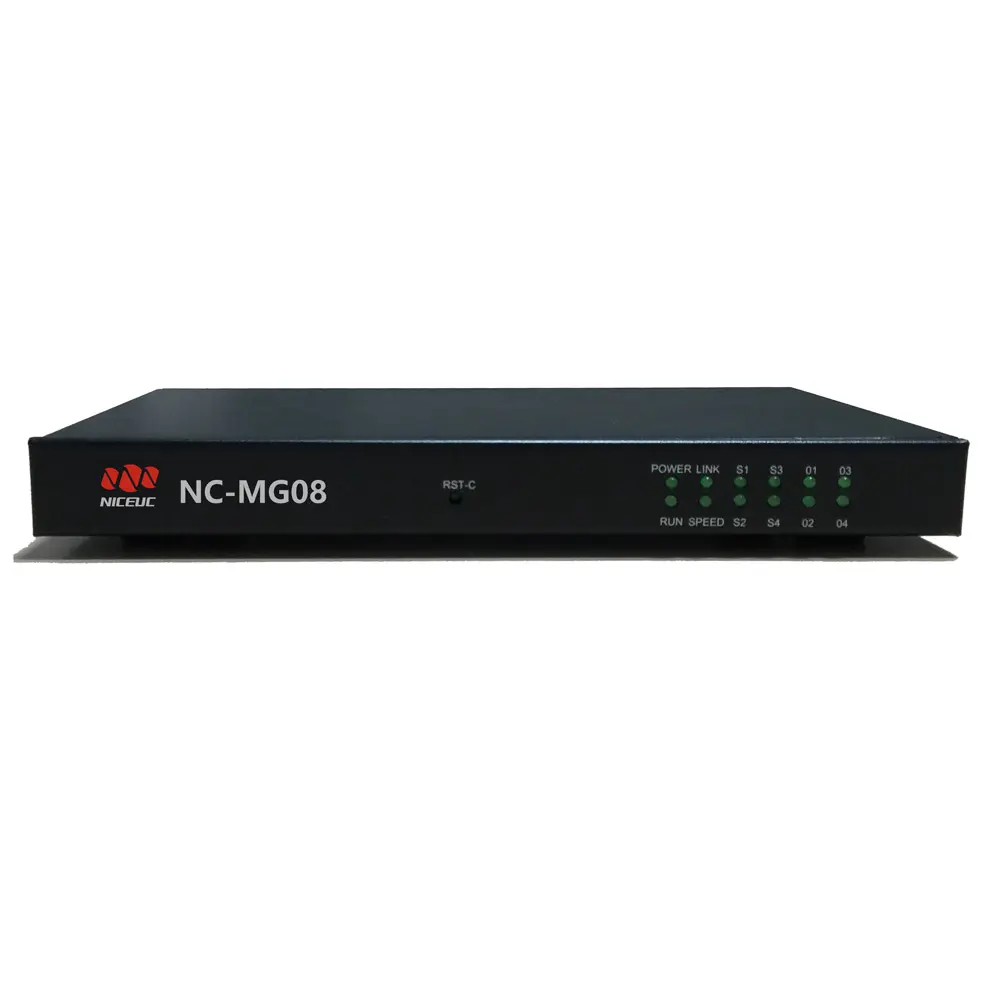 4/8 Produk VoIP Port Fxo/Fxs Gateway Suara Melalui Internet/IP PBX