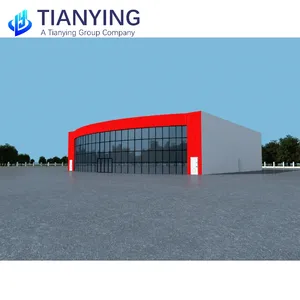 Prefabricated Industrial Metal Building Warehouse Prefab Steel Workshop Prefabricated Steel Hangar