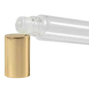 Vente chaude 10ml Huile Essentielle Rollon Flacon En Verre Bouteille De Parfum De <span class=keywords><strong>Poche</strong></span> <span class=keywords><strong>Vide</strong></span> Avec Boule En Acier Inoxydable et Bouchon En Métal - Product Image 2
