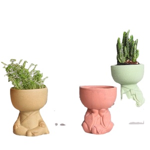 Macetas Decorativas de Escritorio, Adornos para Suculentas, Macetas Creativas con Diseño de <span class=keywords><strong>Buda</strong></span> Pequeño, Miniaturas, Accesorios de Decoración para el Hogar - Product Image 5
