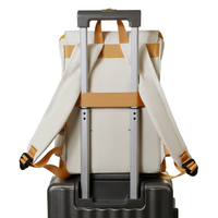Mochila Impermeable Unisex para Portátil con Cierre de Cremallera, Forro de Poliéster, Diseño Casual para Negocios y Viajes, Gran Capacidad