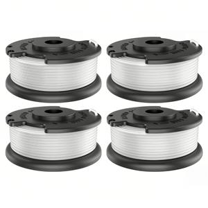 Lot de 4 bobines de rechange pour tondeuse TLE-03, ligne en nylon 1,6 mm/16FT, couvercle TLE-03-1 pour Enhill GE-CT 18/28 Li et GE-CT 18/28 Li TC - Product Image 1
