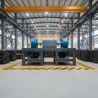 Broyeur de Métaux Usagés Type 1200 Efficace 110 kW, Broyeur de Métaux Usagés Vert pour Minerais, 3 Tonnes par Heure