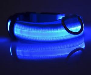 애완 동물 LED 개 목걸이 조정 가능한 플래시 충전 배터리 애완 동물 목걸이 반사 LED 개 애완 동물 목걸이 야간 분리 방지 - Product Image 4
