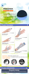 <strong>Proximal</strong> <strong>Metacarpal</strong> Brace finger splint - Product Image 5