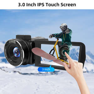 Videocámara UHD 4K con Zoom Digital 18X, Pantalla IPS de 3.0 Pulgadas, Cámara de Vlogging para YouTube con Wifi y Visión Nocturna - Product Image 4