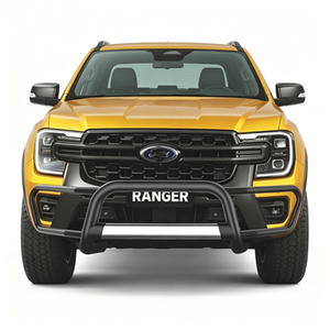 กันชนหน้าสำหรับ <span class=keywords><strong>Ford</strong></span> <span class=keywords><strong>Ranger</strong></span> <span class=keywords><strong>T5</strong></span> 12-21 บาร์กันกระแทกสำหรับ Navara NP300 Hilux Vigo D-Max Revo Fortuner อุปกรณ์ตกแต่งรถยนต์ - Product Image 4