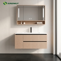 Meuble de salle de bain compact, meuble de rangement pour lavabo, étagère de rangement pour salle de bain