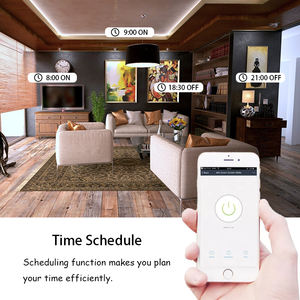 Alexa google casa nos multi port plug wifi casa parede tomada <span class=keywords><strong>usb</strong></span> carregador levou inteligente universal 15a tomada de energia - Product Image 5