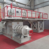 Ligne de production automatique de briques à grand rendement Four à tunnel pour briques de frittage d'argile Machine de fabrication de briques sous vide en plastique dur