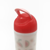 Bouteille de sport fitness écologique en paille, colorée, sans BPA, en plastique PP, à boire directement, pour la motivation et les protéines