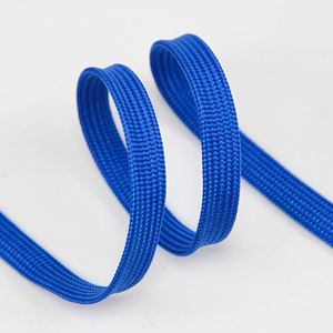 Wholesale 1cm 10mm 15mm Flat Polyester <b>Cord</b> Trouser Rope Hollow <b>Braided</b> Rope for Swim Shorts Drawstring - Product Image 3