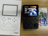 Nouvelle console de jeux portable rétro classique G New 64 Go Youtube R36S avec écran IPS de 3,5 pouces, prise en charge d'Android et de Linux, Wi-Fi et Bluetooth.