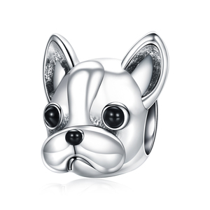 Silver Plated <b>French</b> <b>Bulldog</b> Charm Animal Pendant Cute Alloy Jewelry <b>Gift</b> Unisex - Product Image 1