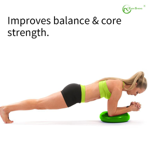 <span class=keywords><strong>Coussin</strong></span> <span class=keywords><strong>d</strong></span>'<span class=keywords><strong>équilibre</strong></span> gonflable en PVC certifié Zhensheng pour yoga et massage, 33 cm, pour exercices de wobble, durable, antidérapant, usage intérieur - Product Image 6