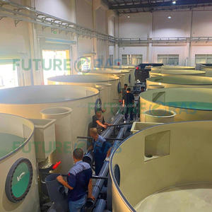 Étangs d'élevage de poissons marins en poly rotomoulé d'intérieur, équipement RAS, réservoirs d'élevage de crevettes d'eau douce - Product Image 3