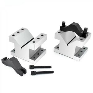 Acero endurecido de precisión Ángulo de 90 grados Juego de bloques en forma de V Herramienta de maquinista de calibre multiusos - Product Image 6