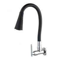Robinet de cuisine mural universel à eau froide, de qualité export, luxe léger, coloré, avec cartouche céramique, pour balcon