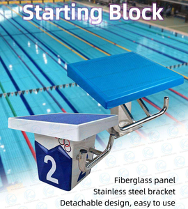 Accesorio <span class=keywords><strong>para</strong></span> piscina Bloque de inicio estándar Plataforma de salto de un paso Bloque de inicio <span class=keywords><strong>para</strong></span> nadadores - Product Image 4