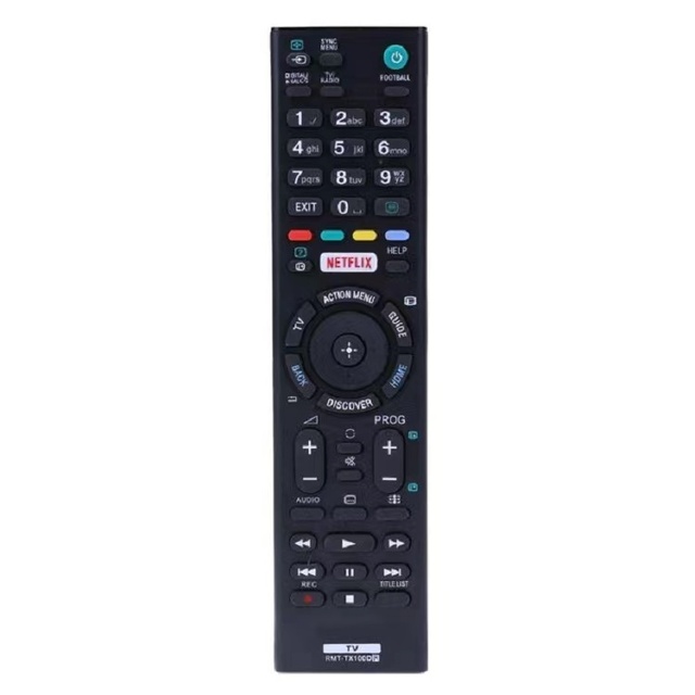 Universal Replacement Remote Control Fit for Smart TV With Netflix Function RMT-TX100D
