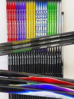 Palos de Hockey sobre Hielo de Fibra de Carbono de Alta Calidad, ultraligeros, de 18k/24k, Adecuados para Pistas de Hielo, Duraderos y de Larga Duración