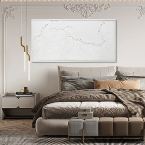 Décor d'hôtel abstrait carte <span class=keywords><strong>du</strong></span> <span class=keywords><strong>monde</strong></span> Texture oeuvre 3D peint à la main peinture toile grand mur Art - Product Image 4