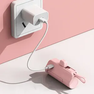 10000mAh Mini Power Bank 2 EN 1 Chargeur Rapide de Téléphone Portable <span class=keywords><strong>Batterie</strong></span> <span class=keywords><strong>Externe</strong></span> Power Bank Plug Play Type-C Pour <span class=keywords><strong>iPhone</strong></span> <span class=keywords><strong>Samsung</strong></span> Huawei - Product Image 6