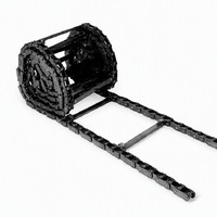 Ensemble de maillons de chenilles pour finisseur d'asphalte, pièces de rechange de chaîne de chenilles résistantes à l'usure pour machine de pavage routier, garantie 1 an.