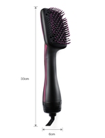 En stock Brosse sèche-cheveux électrique professionnelle tout-en-un à air chaud pour volume et coiffage
