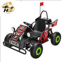 Kart électrique tout-terrain robuste 1200W avec cadre en acier épaissi, transmission par chaîne, freins à disque, 165x85x100cm, idéal pour les parcs d'attractions