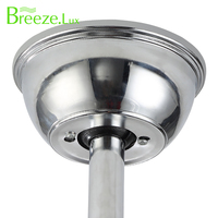 Crystal Chandelier 42 '/48' Ventilador de luz LED retráctil con control remoto para sala de estar y baño