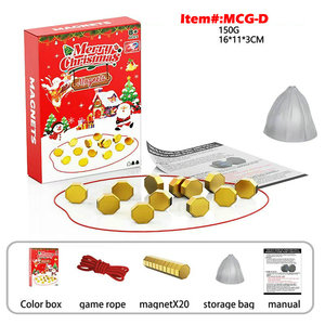 Gioco di Scacchi Magnetico con Pedine Grandi e Corda, Gioco da Tavolo Strategico per Famiglia, Viaggi, Campeggio, per 2 Giocatori - Product Image 5