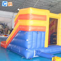 Toboggan gonflable commercial bon marché, toboggan gonflable géant à rebond, toboggan gonflable pour adultes pour enfants