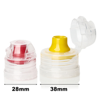 Bouchon de rechange fiable pour gourde de sport, 28mm 30mm 38mm, avec bec verseur rabattable, pour course à pied et camping, forme personnalisée