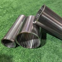 Grillage Johnson en acier inoxydable soudé en V de 0,5 mm, haute résistance et durable, pour le contrôle du sable dans les puits de forage