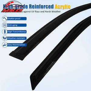 Viseras para Ventanas de Honda Accord 98-02 4DR, Protector Solar y de Lluvia Acrílico, 4 Piezas, Protector de Ventilación para Puerta de Coche, Protección para Ventanas Laterales - Product Image 4