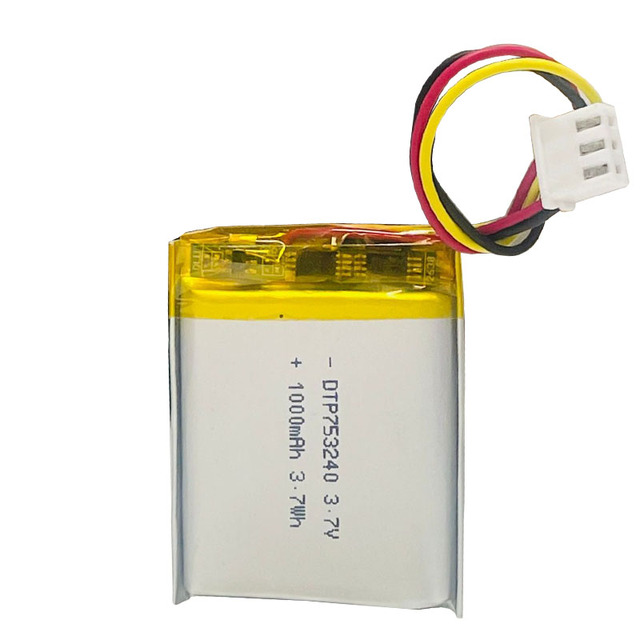 753240 753040 703040 Rechargeable 3.7v 1000mah bluetooth Headset Lipo Battery