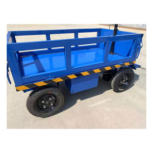 Hot Sale Flatbed Transport Wagon Warehouse Trolley 2000 kg Platform Trolley <b>Garden</b> Cart - Product Image 3