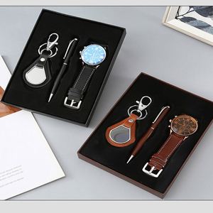 Father's Day Gift Set, Exquisite Business Gift <b>Box</b> with Watch, Keychain & Pen, Staff Giveaways & Promotional <b>Presents</b> - Product Image 3